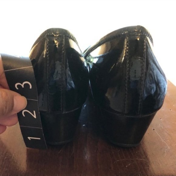 Cole Haan Tali Grand OTDT Wedges, Black Patent Size 7.5B - Picture 5 of 6